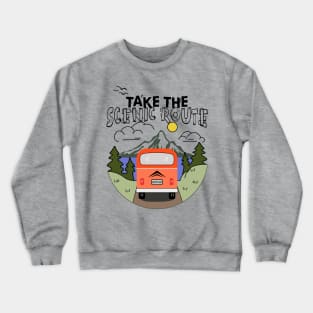 Take the Scenic Route Crewneck Sweatshirt